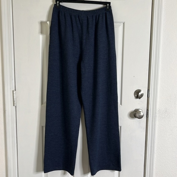 St John Sport Santana Knit Wool Pull On Pants Trousers Wide Leg Straight M NWT - Picture 5 of 11